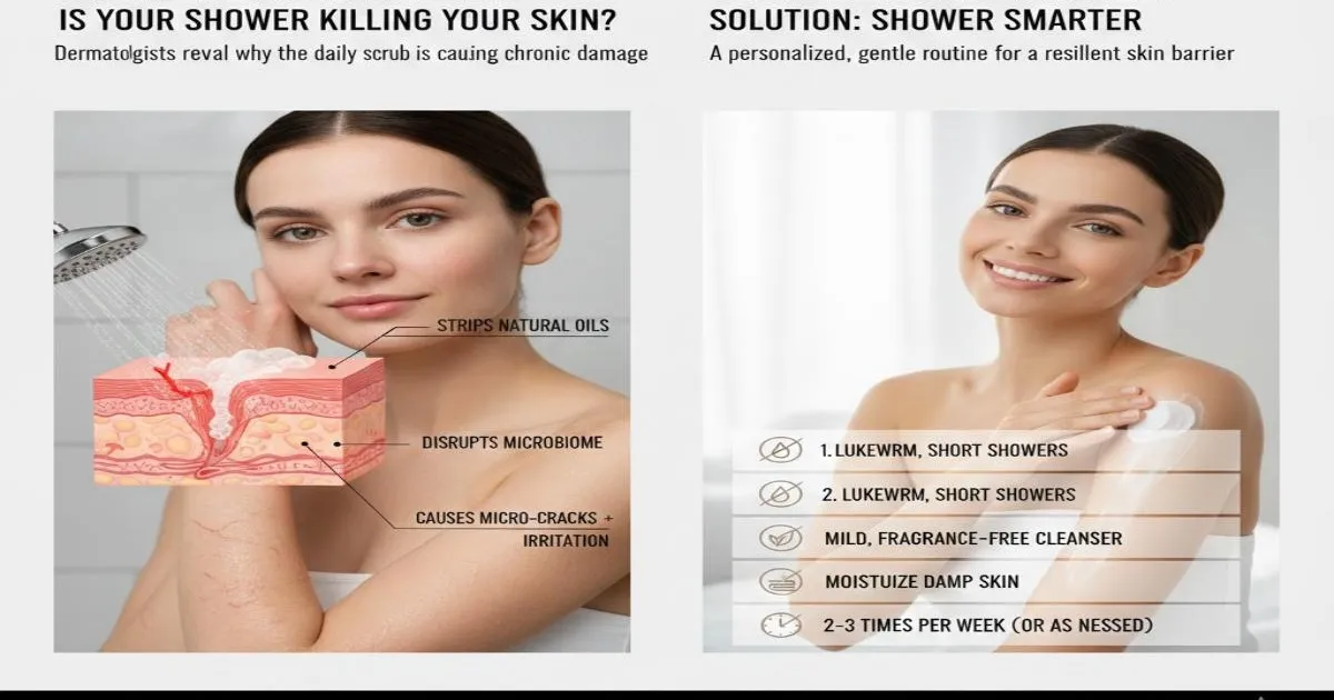 The SqueakyClean Lie Why Your Daily Shower Habit Might Be Destroying
