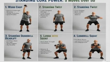 Standing Strong Exercise Ditch the Sit-Ups: The 5 Standing Moves for a