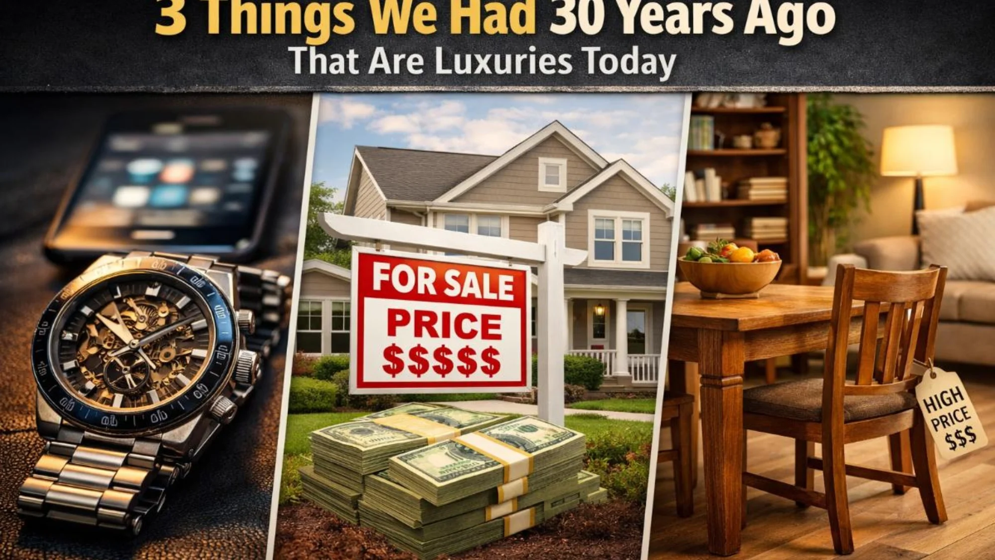 3 Everyday Things We Had 30 Years Ago That Have Become Luxury Items Today