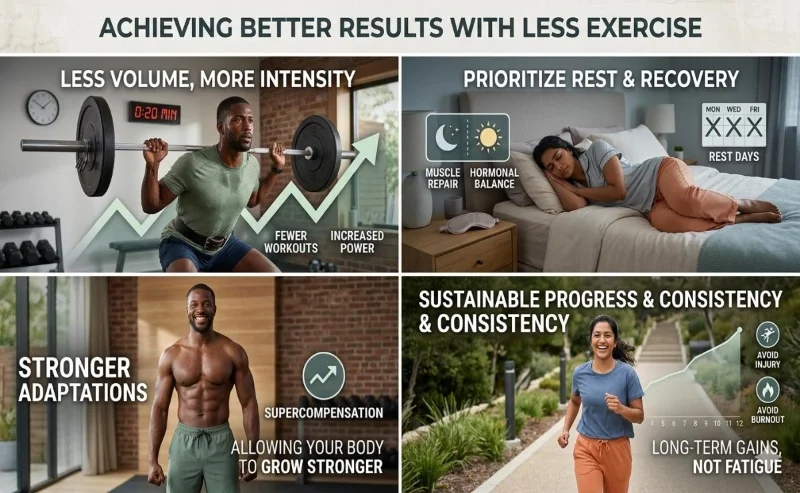 Can exercising less actually lead to better results?