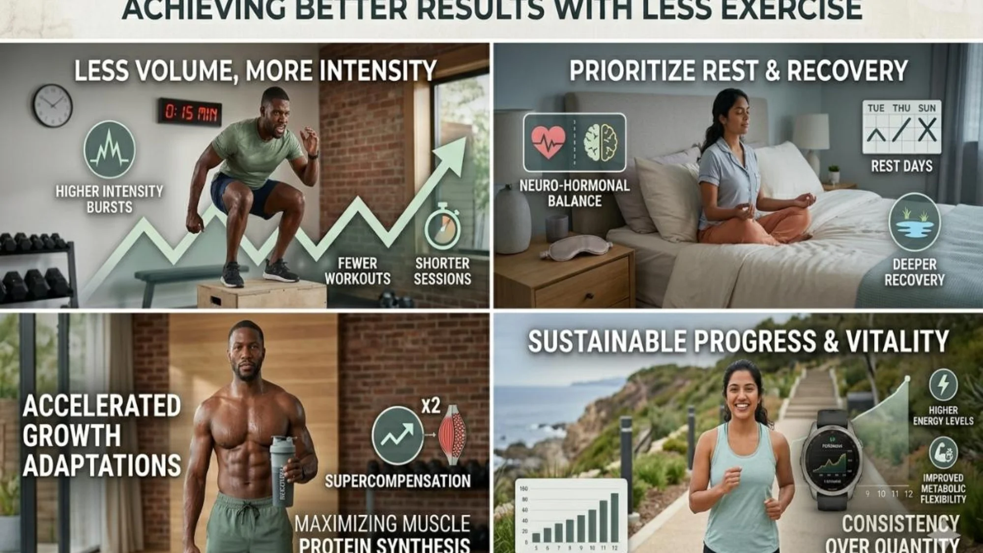 Can exercising less actually lead to better results?