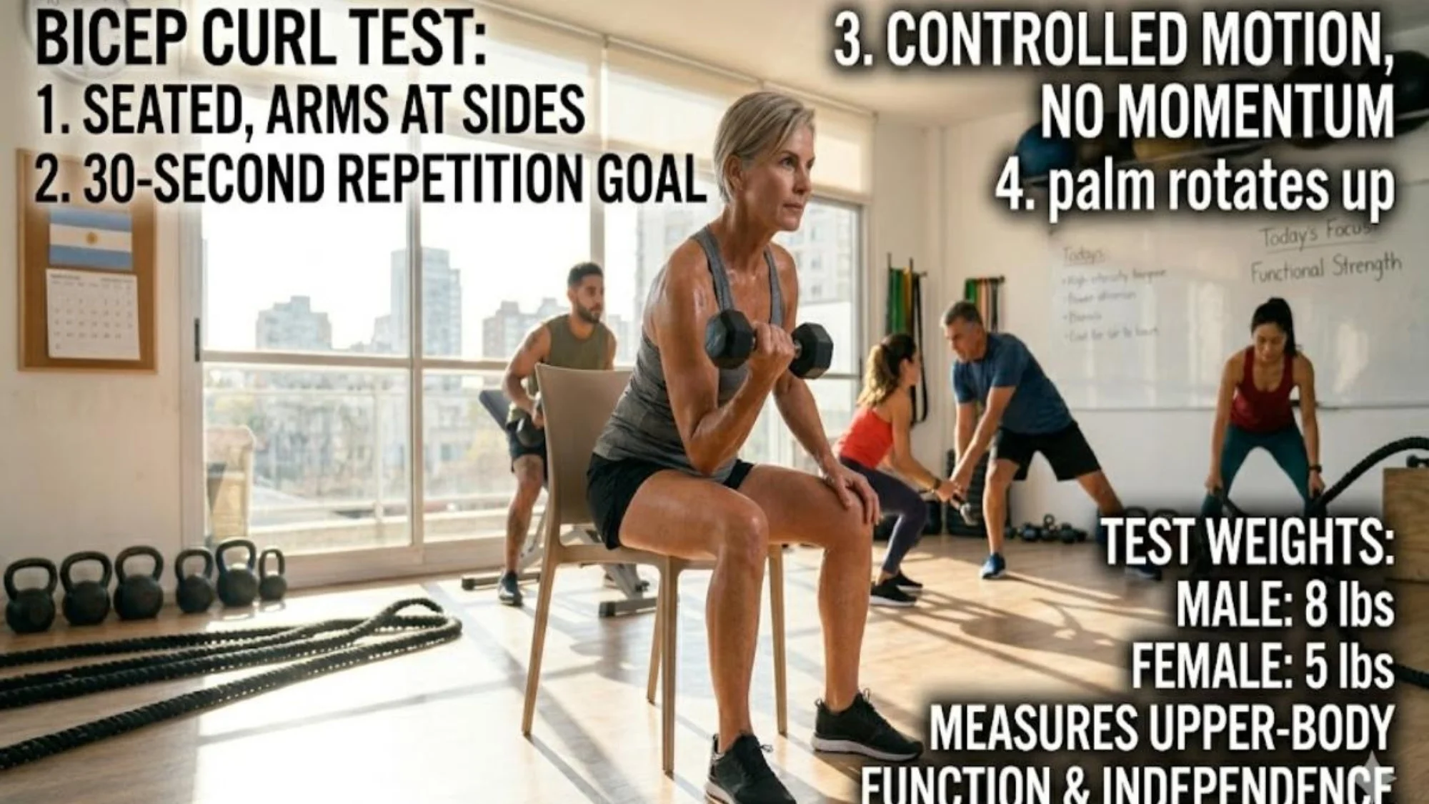 Curl Testing Are You Strong Enough for Your Age? Take the 30-Second Bicep Curl Test ...