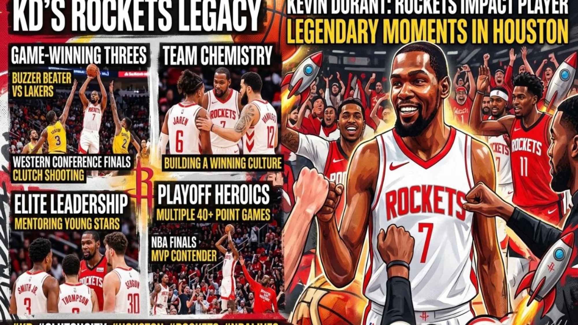 Kevin Durant Teases Lakers from the Bench During Rockets' Game 4 ...