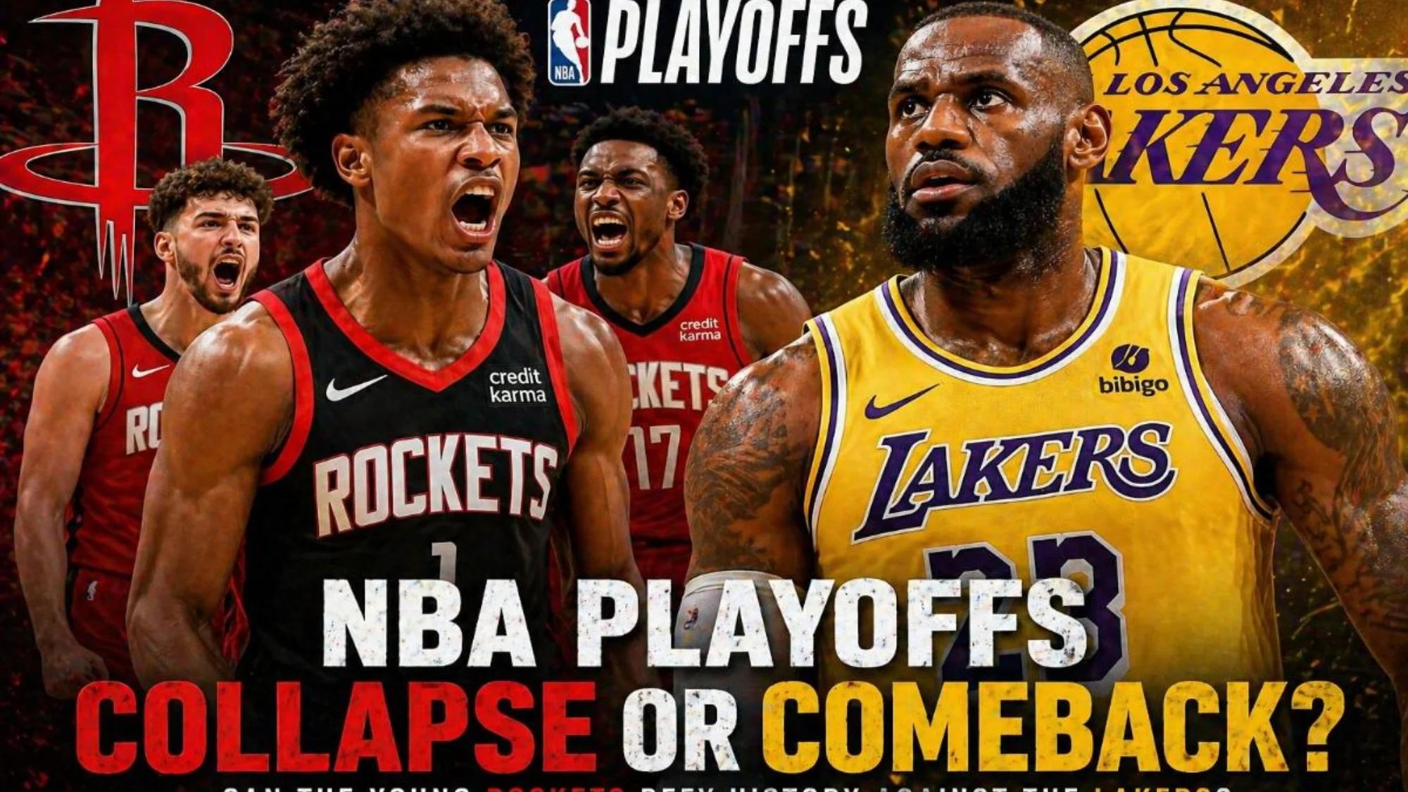 NBA Playoff Collapse or Comeback? Can the Young Rockets Defy History?