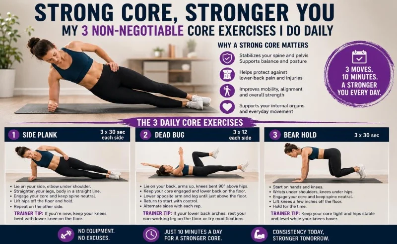 Are You Ignoring Your Core A Trainer Reveals The 3 Daily Exercises Are You Ignoring Your Core A Trainer Reveals The 3 Daily Exercises